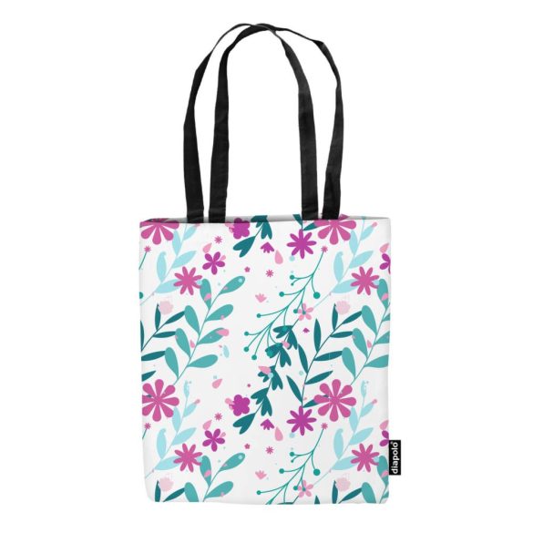 Shopping bag - Floral weiss