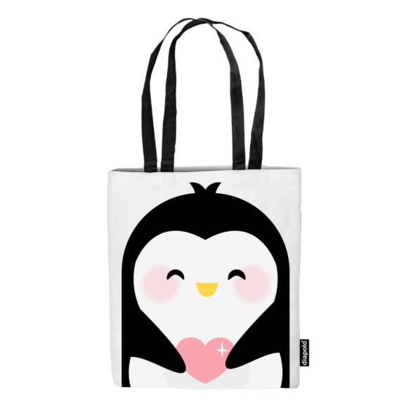 Einkaufstasche-Penguin-weiss