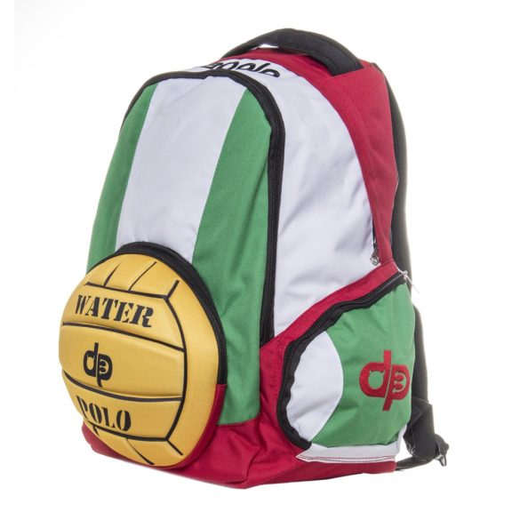 Backpack - water polo red-white-green 