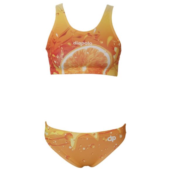 Bikini Orange Fruit Mit Breiten Tragern Diapolo