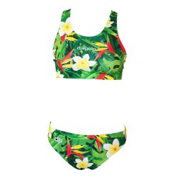 Thick strap bikini - Tropical - 1