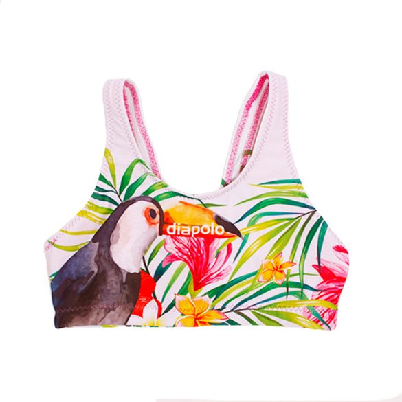 Toucan THICK STRAP BIKINI TOP