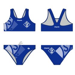 Thick  Strap Bikini - Black 