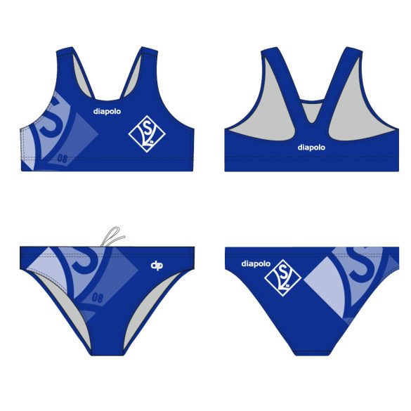 Bikini mit breiten Trägern