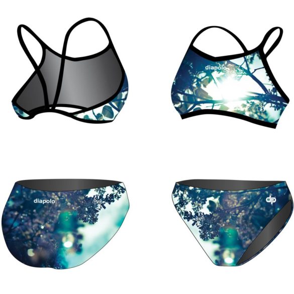 Bikini-Diapolo Syringa Sport mit dünnen Trägern