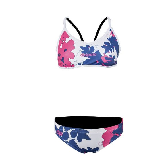 Bikini-Flower Power mit dünnen Trägern