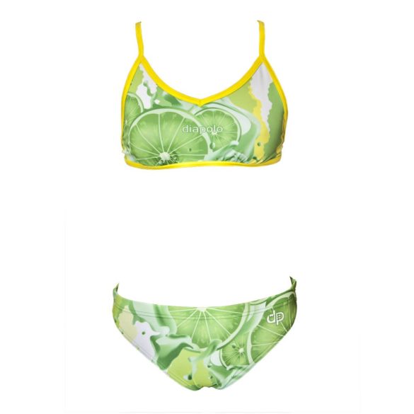 BIKINI MIT DÜNNEN Trägern Lemon Lime Fruit 