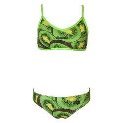 Women's Thin Strap Bikini - Kiwi Fruit