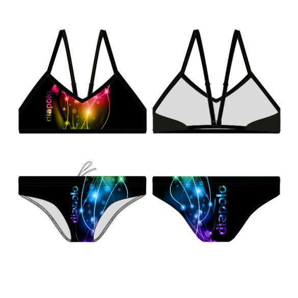 BIKINI MIT DÜNNEN Trägern Lightcolor