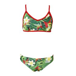 BIKINI MIT DÜNNEN Trägern Tropical 1