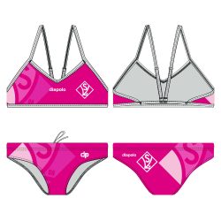 Bikini mit dünnen Trägern 