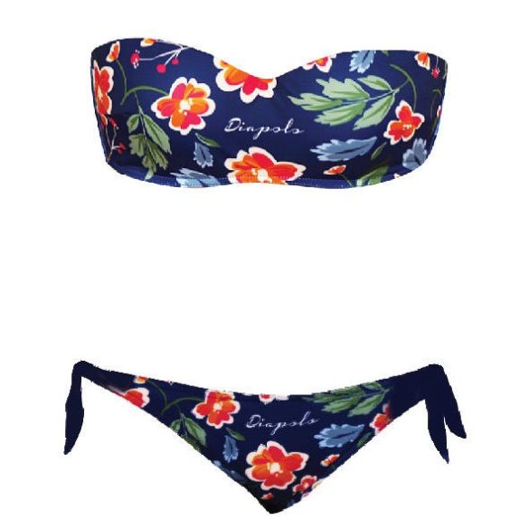 Bikini without strap - Colorful Flowers 