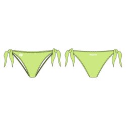 ORCHID BIKINI PANTY WITH TIES