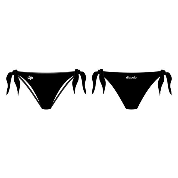 OSTRICH BIKINI PANTY WITH TIES