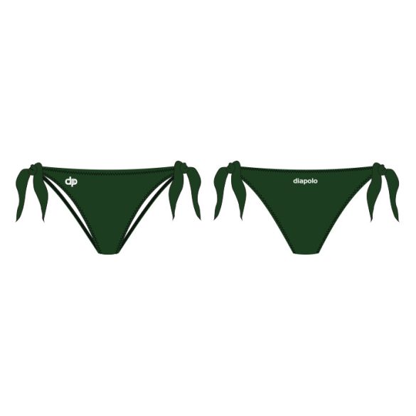 PANTY WITH TIES - Leaf/Orchid bikini 