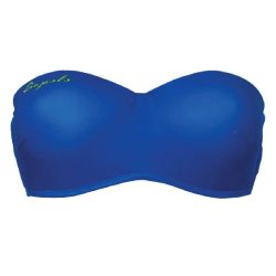 Bikini top without strap - royal blue