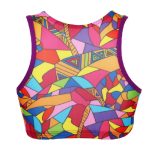 Sport top - crop top -purple