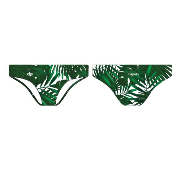 FIGURED BIKINI PANTY - LEAF