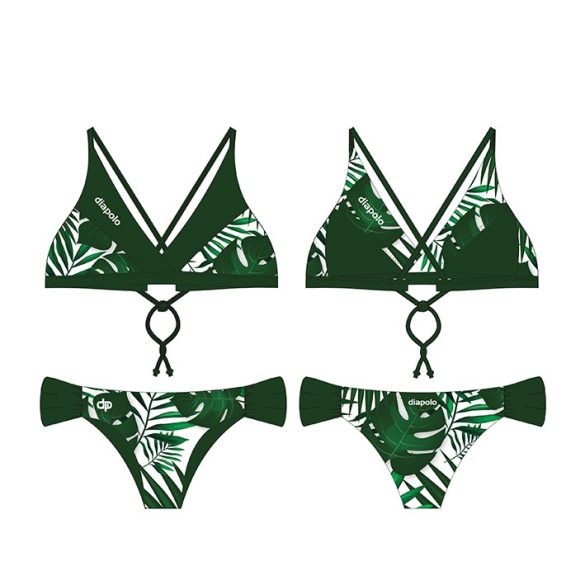 REVERSIBLE BIKINI - Leaf