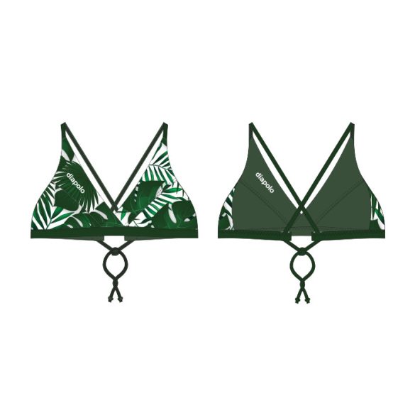 LEAF REVERSIBLE BIKINI TOP