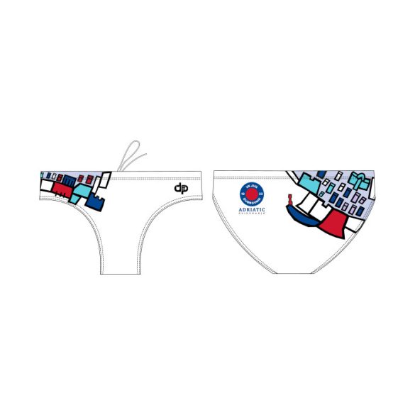 Jug Dubrovnik - Men's waterpolo trunk white