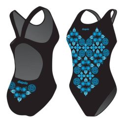 Mädchen Schwimmanzug-Greece 1 mit breiten Trägern
