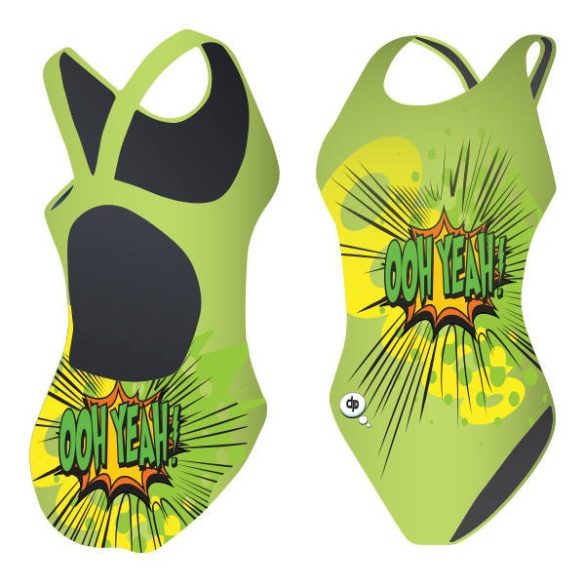 Girl's thick strap swimsuit - Ooh yeah