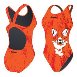 Girl's thick strap swimsuit - Fox