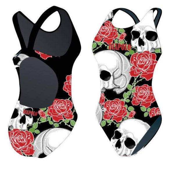 Mädchen Schwimmanzug-Skulls mit breiten Trägern