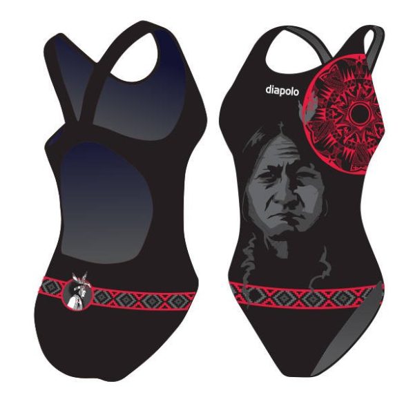Mädchen Schwimmanzug-Indian mit breiten Trägern