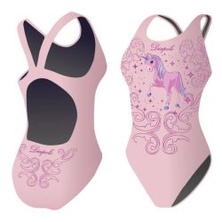 Girl's thick strap swimsuit - Unikorn - 3