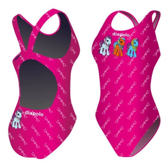 Girl's thick strap swimsuit - Pony