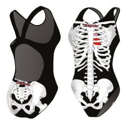 Girl's thick strap swimsuit - Skeleton