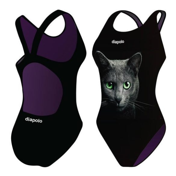 Mädchen Schwimmanzug-Cat mit breiten Trägern