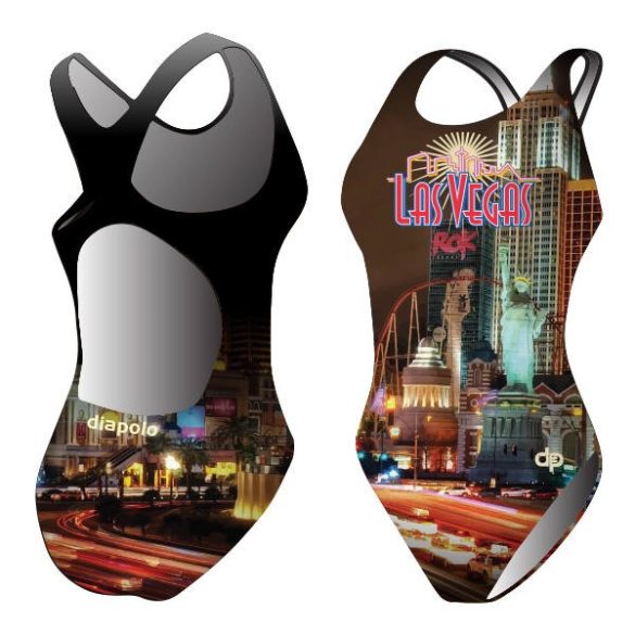 Mädchen Schwimmanzug-Las Vegas mit breiten Trägern
