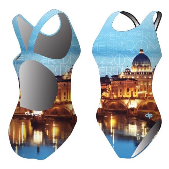 Girl's thick strap swimsuit - Rome
