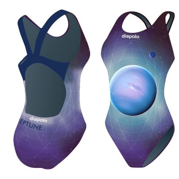 Mädchen Schwimmanzug-Neptune mit breiten Trägern