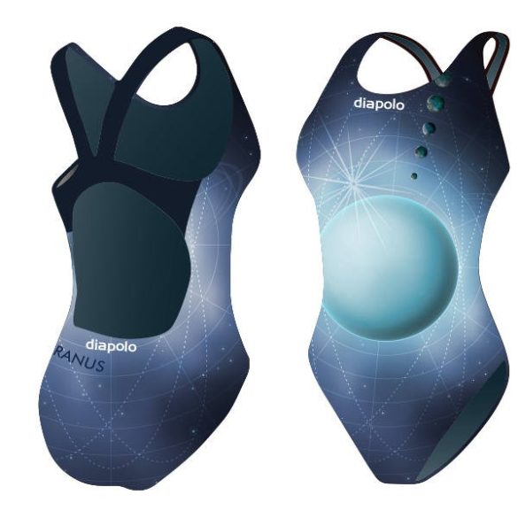 Mädchen Schwimmanzug-Uranus mit breiten Trägern