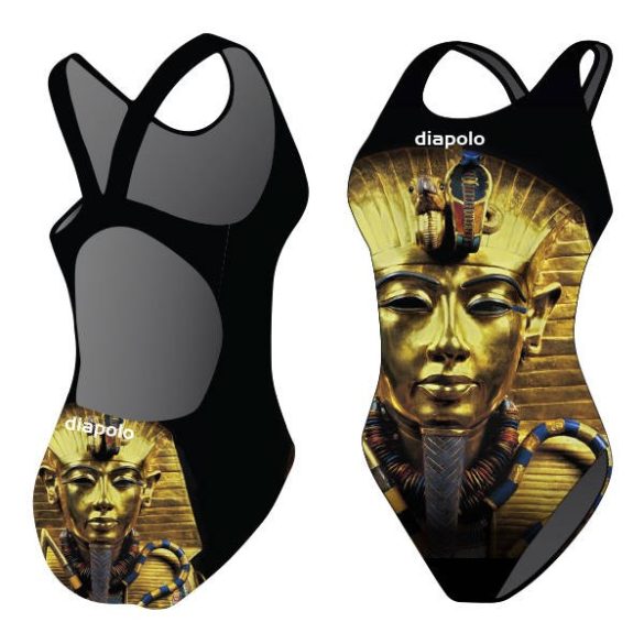 Girl's thick strap swimsuit - Tutanhamon - 1