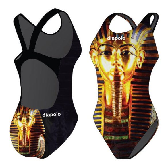 Mädchen Schwimmanzug-Tutanhamon 2 mit breiten Trägern