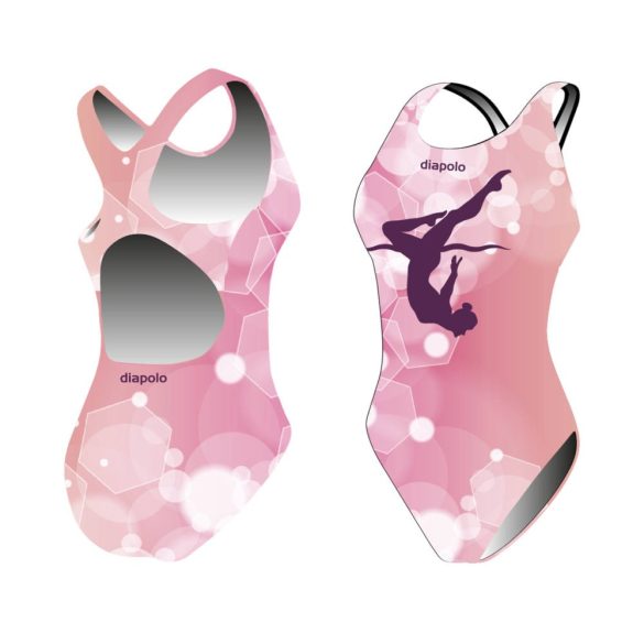 Girl's thick strap swimsuit - Bubble girls
