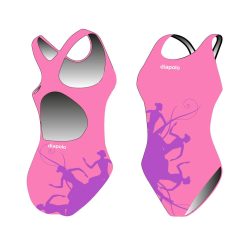 Girl's thick strap swimsuit - Sync circle 2 (Synchro 2)