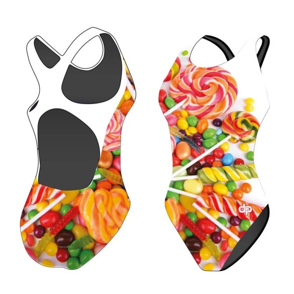 Girl's thick strap swimsuit - Candy