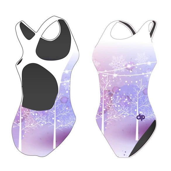 Girl's thick strap swimsuit - Snowflake