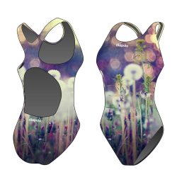 Mädchen Schwimmanzug-Dandelion mit breiten Trägern