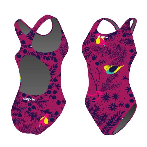 Girl's thick strap swimsuit - Little birds