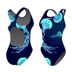 Mädchen Schwimmanzug-Medusa mit breiten Trägern