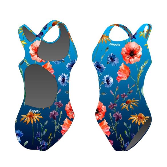 Mädchen Schwimmanzug-Poppy mit breiten Trägern