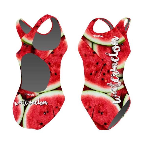 Girl's thick strap swimsuit - Watermelon