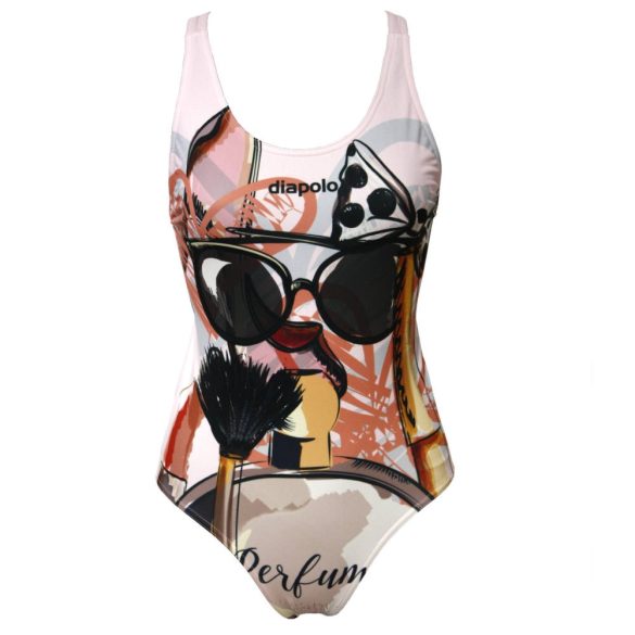 Girl's thick strap swimsuit - Perfume